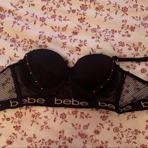 Bebe black sexy bra